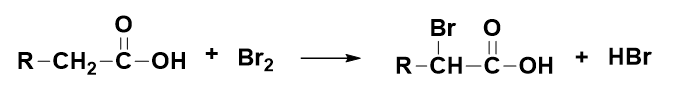 Substitution on the R group of carboxylic acid